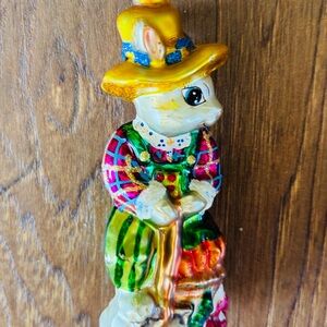 Colorful Christopher Radko Ornament,Harvey Harvest 4”